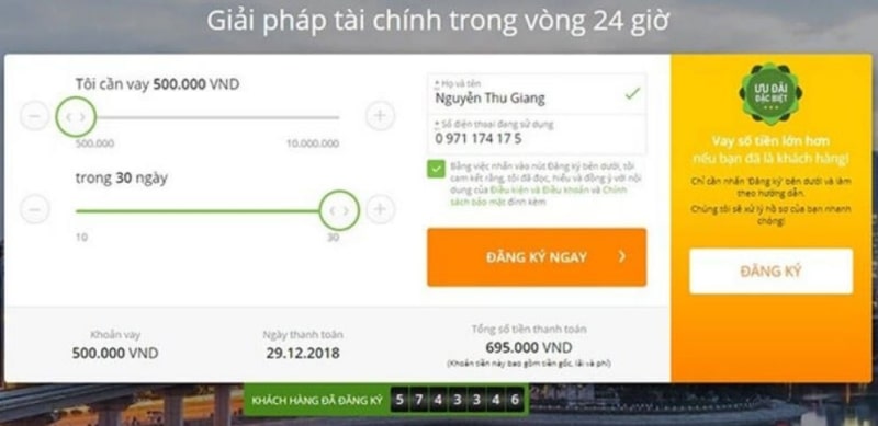 Hướng dẫn vay tiền online Doctor Đồng