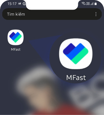 Truy cập vào cửa ứng dụng MFast