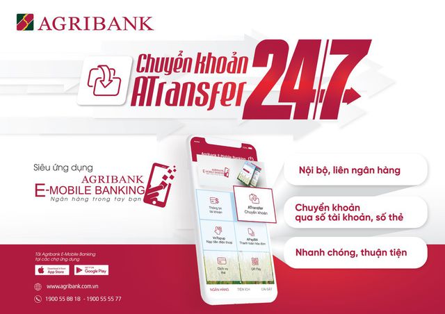 Chuyển tiền qua ngân hàng điện tử Agribank