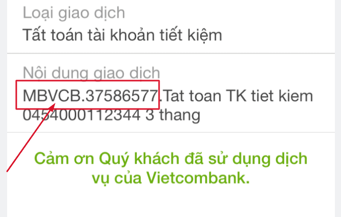 Mã giao dịch Vietcombank là gì