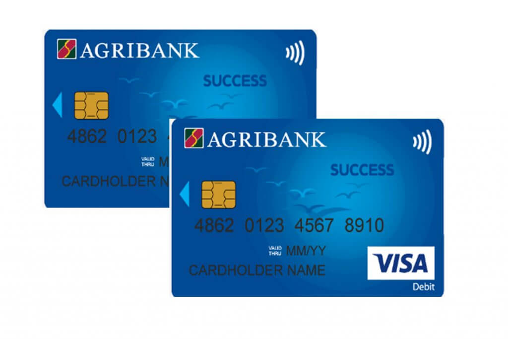 Thẻ Agribank màu xanh